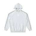Cross Design Contrast Piping Hoodie
