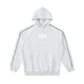 Cross Design Contrast Piping Hoodie